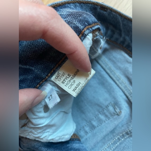 Reformation Syracuse High & Skinny Crop Jeans - Picture 2 of 5